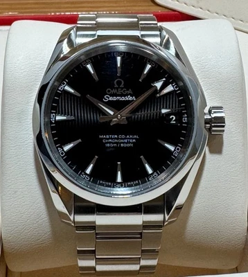 Juego completo de esfera de teca negra OMEGA Seamaster Aqua Terra 38,5 mm 231.10.39.21.01.002 Foto 1 de 4