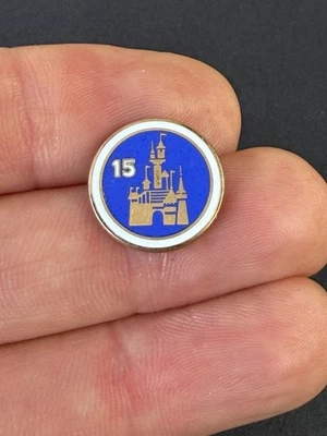 Disneyland Cast Member White Castle 15 YR Service Pin 10K G.F. Jostens - Image 1 of 4