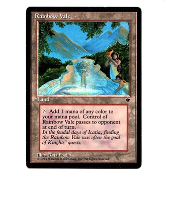 MTG Rainbow Vale SP Fallen Empires Magic the Gathering ~ Free Shipping ~ - Image 1 of 2