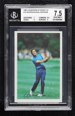 1986-87 A Question of Sport Game Seve Ballesteros BGS 7.5 - Image 1 of 2
