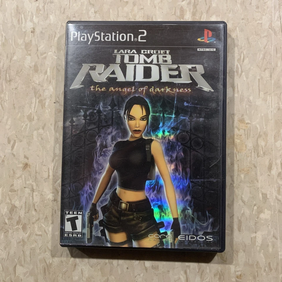 Игра Lara Croft Tomb Raider The Angel of Darkness (Sony PlayStation 2, 2003 года) PS2 в коробке  - Изображение 1 из 4
