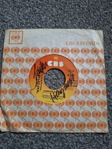 MOODY BLUES/JUSTIN HAYWARD Firmado "Forever Autumn" 7" Único - Imagen 1 de 2