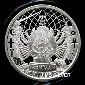 Silver Shield IRON MAN 2023 1 oz Silber PP & LOW COA & BOX! RAR - 455 Vintage! - Bild 1 von 8
