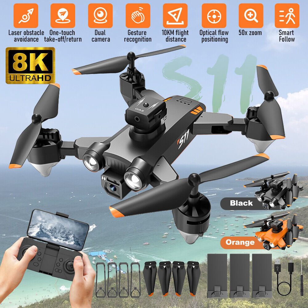 5G 8K GPS Drone x Pro with HD Dual Camera Drones WiFi FPV Foldable RC Quadcopter