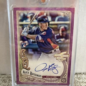 Alex Bregman 2017 Topps Gypsy Queen Purple Rookie Autograph RC Auto 101/150