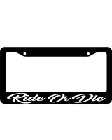 #RIDEORDIE LICENSE PLATE FRAME JDM LOW CAMBER TYPE R FLUSH DROP FUNNY CAR EURO 