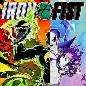 J. Scott Campbell - Iron Fist No. 1 Venomized - Color & Negative Variant Covers - Picture 1 of 11
