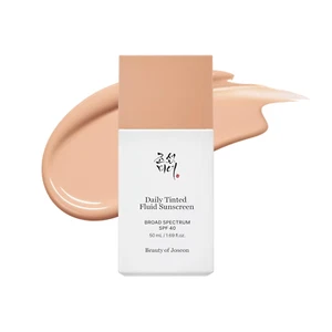 Daily Tinted Fluid Sunscreen 12 Shades for Face Moisturizing Broad Spectrum SPF  - Picture 1 of 8