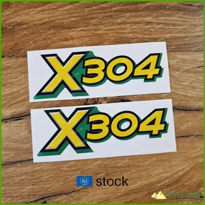 X304 Juego de 2 calcomanías laminadas pegatinas pieza tractor M152342 - Imagen 1 de 1