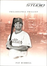 2005 Studio Philadelphia Phillies Baseball Card #220 Pat Burrell