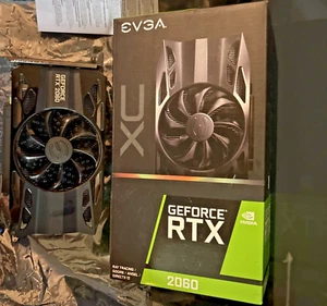 EVGA GeForce RTX 2060 XC Gaming OC 6Go GDDR6 Carte Graphique 06G-P4-2063-KR GPU - Photo 1/22