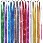 Hair Tinsel Kit Strands With Tool 47 Inch 12 Colors 2100 Strands Fairy Hair T...