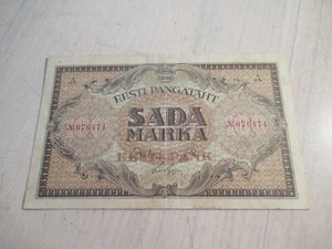 100 Marka series A 1922 Estonia Banknote - Picture 1 of 3