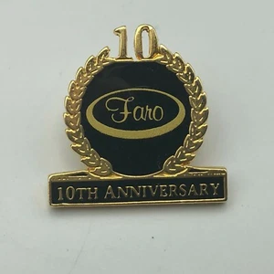 Faro Werbung 10 Jahre Mitarbeiter Anstecknadel Hutnadel selten R3 - Bild 1 von 12