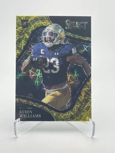 2022 Panini Select Draft Picks #120 Kyren Williams (RC) Gold Lazer Field Level - Picture 1 of 2