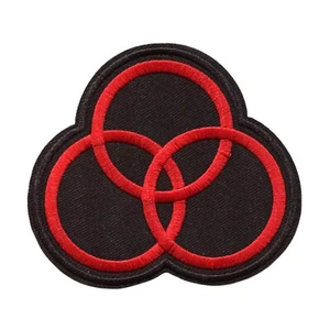 John Bonham Led Zepplin Symbol Embroidered Iron On Patch Rock Band - Picture 1 of 2