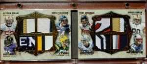 Toppa Topps Five Star Football Octo 2012 reliquie 2/5 Graham, Gronk, Gonzalez, HOF - Foto 1 di 2