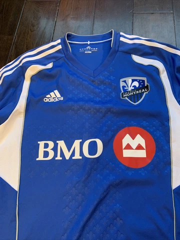 2012 Adidas Montreal Impact Jersey Long Sleeve Mens Large Authentic Cover