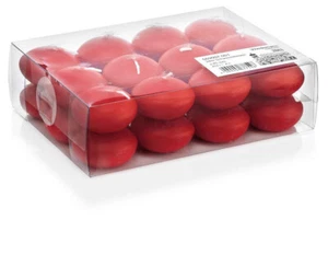 Schwimmkerzen Farbe Rot Ø45mm 24x Schwimm Kerze von Kerzen Wiedemann - Picture 1 of 4