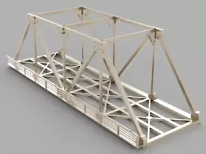3D Printed N Scale Warren Truss Bridge. - Picture 1 of 5