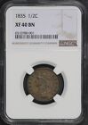 1835+Half+Cent+NGC+XF40+7+Day+Auction+No+Reserve%21%21++6510780-001