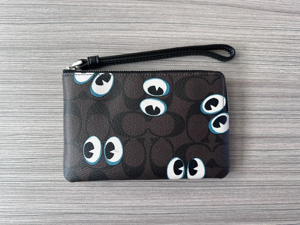 Coach Halloween Eyes Wristlet with tags- Style No. CN005
