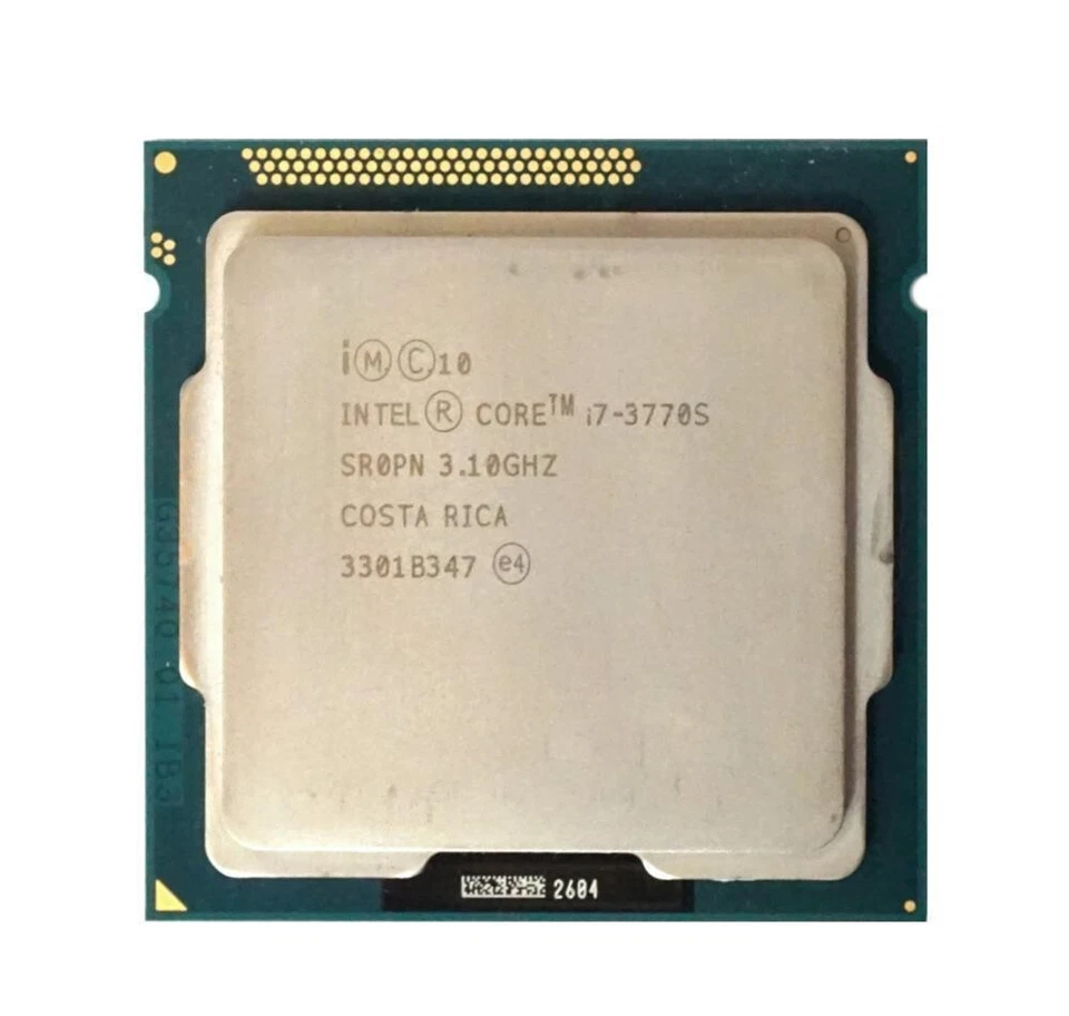 Intel Core i7-3770S SR0PN 3.10GHz 8MB Quad Core LGA 1155 Game Processor CPU 65W - Image 1 of 1