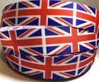 UNION JACK UK FLAG Grosgrain RIBBON 1" (25mm)width,for craft,hair,cake deco etc