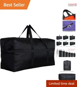Reinforced Extra Large Duffle Bag - Portable & Foldable for Travel and Home Use - Picture 1 of 11