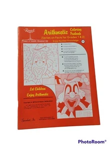 Vintage Spacedust Arithmetic Coloring Funbook Grades 1 & 2 Color By Number Math - Bild 1 von 5