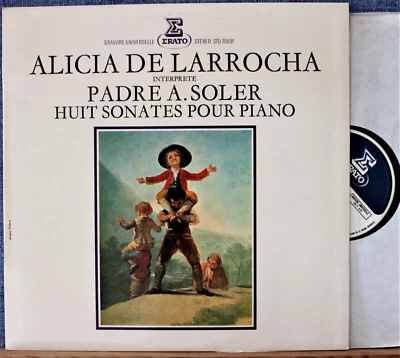 Larrocha. Soler (8 sonatas). Erato STU 70591. NM Foto 1 de 2