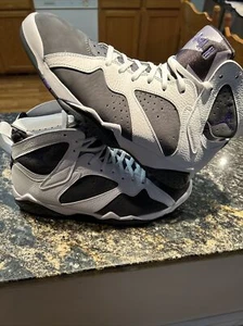Air Jordan Retro 7 White/gray Sz 10.5  - Picture 1 of 5