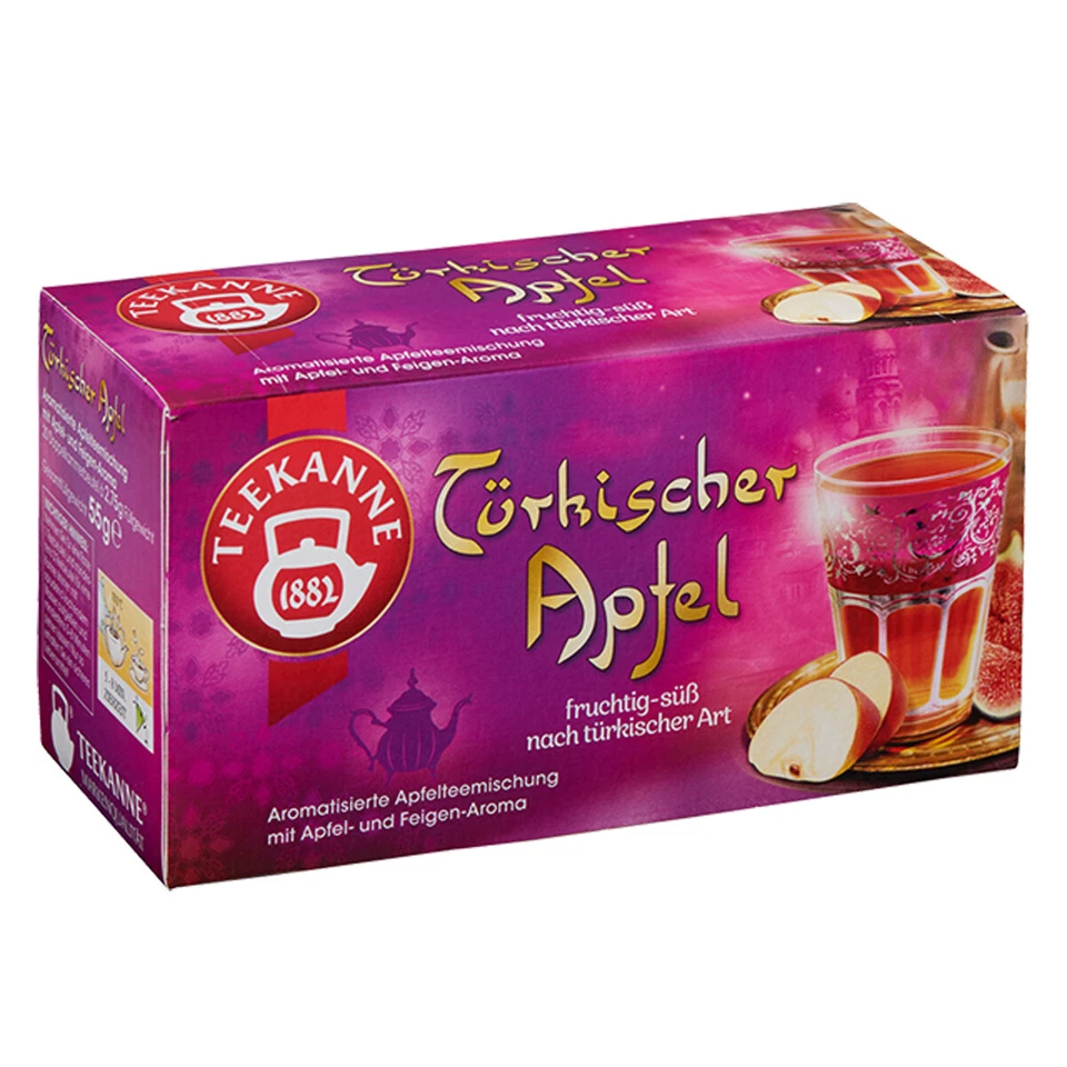 Teekanne Türkischer Apfel aromatisierender Apfel Feigengeschmack 55g - Bild 1 von 1