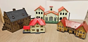 Konvolut Spur 0 Gebäude (4 Stück) 1950er Jahre - Bahnhöfe, Herrenhaus - Bild 1 von 9