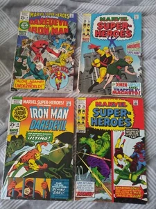 X-MEN HULK DAREDEVIL Marvel Super Heroes Comic Book Lot Silver Age 24 26 30 31 - Bild 1 von 12