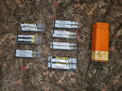 End Mill Lot Bundle! Brands Matrix And DoAll 15 Pieces Total, Various Sizes. - Image 1 of 4
