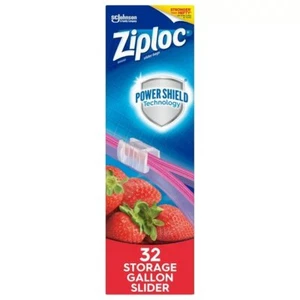 Ziploc Storage Slider Gallon 32 Count - Picture 1 of 1