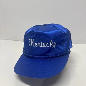 Vintage 90’s SnapBack Hat Kentucky Wildcats Blue Adjustable Embroidered Cap - Picture 1 of 8