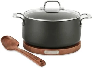 All-Clad HA1 Nonstick Dutch Oven with Acacia Trivet, 6 Quart - Picture 1 of 7