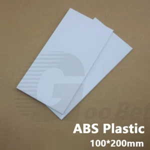 100x200mm Rectangular ABS Sheet Plastic Plate White Panel Board Model Craft DIY - Picture 1 of 1