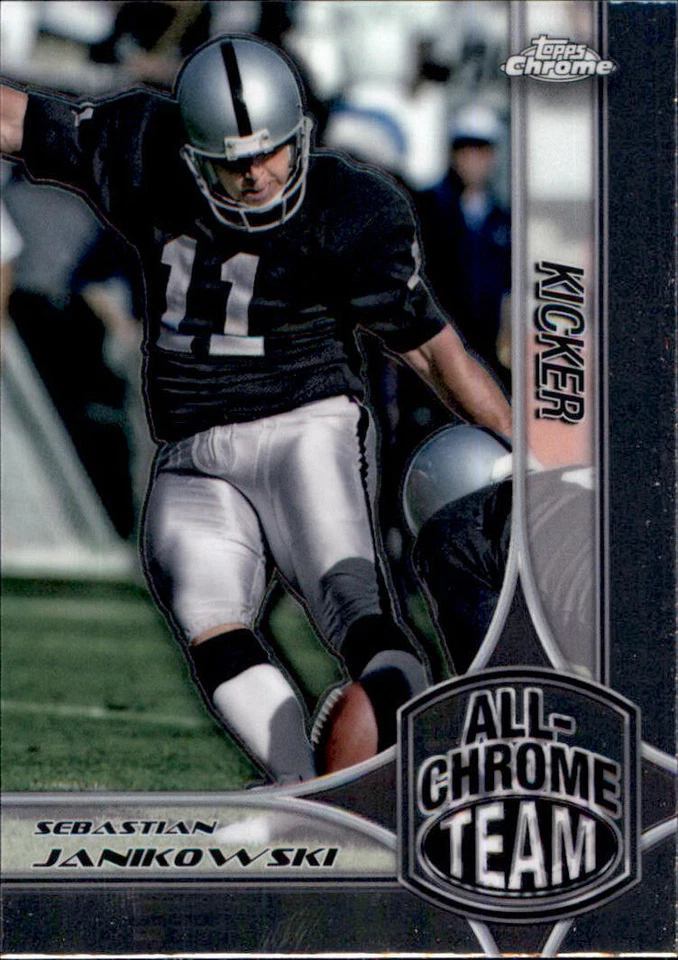 ACT-24 Sebastian Janikowski Oakland All Chrome Team Topps Chrome Football 2024 - Image 1 of 1
