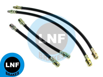 Volkswagen Beetle 1.2 Bug Karmann Ghia Typ 14 Brake Hose Front Rear X4 1954-1964 - Image 1 of 4