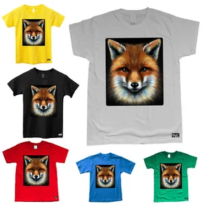 EAKS® Kinder Jungen T-Shirt Motiv: "Rotfuchs" Fuchs Füchse Kids Shirt Tiermotiv - Bild 1 von 12