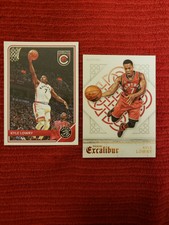 Kyle Lowry 2 Card 2015-16 Lot. Complete #71 & Excalibur #2. Toronto Raptors 