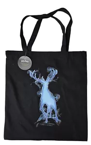 Wizarding World Harry Potter A Forbidden Forest Experience Black Canvas Tote Bag - Picture 1 of 2