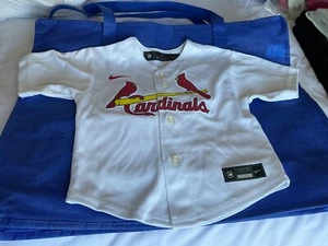 MAJESTIC CARDINAL WEISS ROT KINDER TRIKOT KNOPFLEISTE HEMD 24m SANFT GETRAGEN - Bild 1 von 10