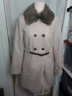 La Redoute Pink Coat With Removable Fur Collar 16
