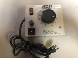 STACO ENERGY MODEL 3PN221B Variable Transformer 2.5 amps 120v .33 kva - Picture 1 of 2