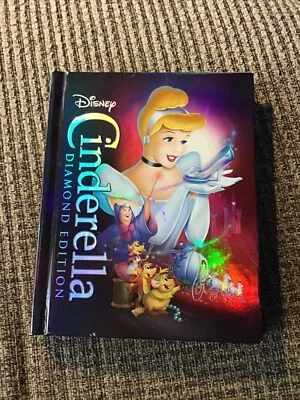 CINDERELLA DIAMOND EDITION DISNEY BLU-RAY/DVD TARGET BOOK EDITION OOP Foto 1 de 4