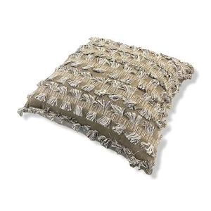 $230 D.V. KAP Gray Myro Square Decorative Couch Throw Bed Pillow 24" - Picture 1 of 4